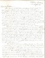 Letter from Clarence Williams to Gretchen Williams, September 16, 1945