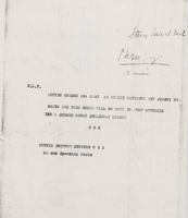 Telegram from OSE Paris to Louise Gordon, May 13, 1945