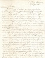 Letter from Clarence Williams to Gretchen Williams, September 13, 1945