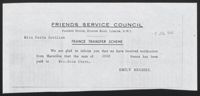 Letter from Emily Hughes to Bertha Gottlieb, July 7, 1942