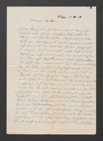 Letter from Klara, Benjamin, and Selma Goldschmidt to Alfred and Käte Speier and Ilse Rosenberg, October 19, 1938