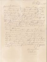 Letter from Clarence Williams to Gretchen Williams, December 24, 1944