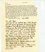 Letter from Curt and Regina Schönwald to Henry Wald, October 10, 1939