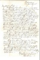 Letter from Clarence Williams to Gretchen Williams, January 17, 1945