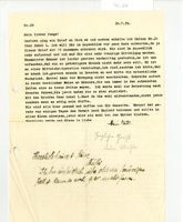 Letter from Curt and Regina Schönwald to Henry Wald, July 20, 1939