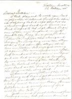 Letter from Clarence Williams to Gretchen Williams, October 12, 1945