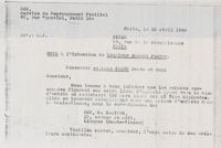 Letter from OSE Paris to HICEM Paris, April 10, 1945