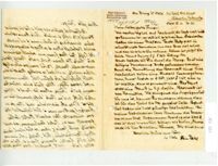 Letter from Curt and Regina Schönwald to Henry Wald, September 15, 1941