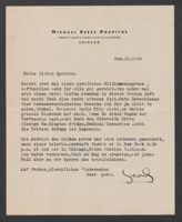 Letter from Gerhard Eckman to Albert, Käte and Eva Speier, December 16, 1936