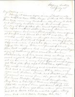 Letter from Clarence Williams to Gretchen Williams, July 25, 1945
