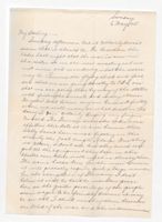 Letter from Clarence Williams to Gretchen Williams, May 6, 1945