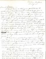 Letter from Clarence Williams to Gretchen Williams, September 28, 1945