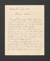 Letter from Bertha Putzel Blüth and Egon Eckmann to Alfred, Käte and Eva Speier, January 17, 1939