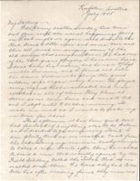 Letter from Clarence Williams to Gretchen Williams, July 1, 1945