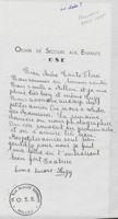 Letter from Beate and Susie Stern to Flora Schmidt