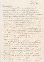 Letter from Clarence Williams to Gretchen Williams, May 15, 1945