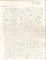 Letter from Clarence Williams to Gretchen Williams, April 2, 1945
