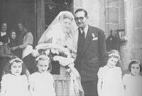 Beate Stern (Bea Karp) at wedding of Vivette Samuel