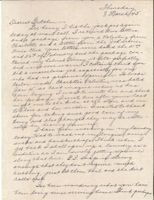Letter from Clarence Williams to Gretchen Williams, March 8, 1945