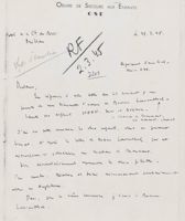 Letter from Suzanne Bardon responding to OSE request