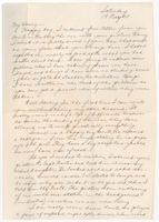 Letter from Clarence Williams to Gretchen Williams, May 19, 1945