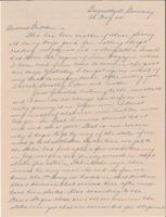 Letter from Clarence Williams to Gretchen Williams, May 26, 1945