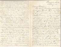 Letter from Clarence Williams to Gretchen Williams, August 23, 1945