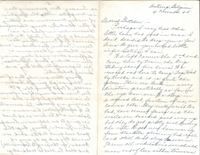 Letter from Clarence Williams to Gretchen Williams, November 4, 1945
