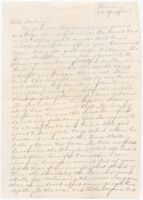 Letter from Clarence Williams to Gretchen Williams, April 23, 1945
