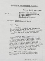 Letter from OSE Paris to Suzanne Bardon, March 21, 1945