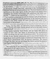 To the Editor