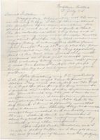 Letter from Clarence Williams to Gretchen Williams, July 5, 1945