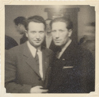 Ignac Grossman and a friend