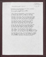 Portion of "Oh, Why Should The Spirit of Mortal Be Proud," April 24, 1987
