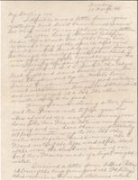 Letter from Clarence Williams to Gretchen Williams, March 12, 1945
