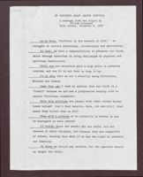 Pulpit Message: My Thoughts About Jewish Survival, December 9, 1983