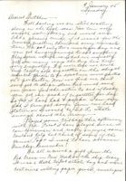 Letter from Clarence Williams to Gretchen Williams, January 9, 1945