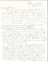 Letter from Clarence Williams to Gretchen Williams, August 2, 1945