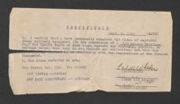 Certificate of Captured Enemy Equipment