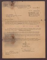 Department of Justice Immigration and Naturalization Ignac Grossman's Summons to Appear
