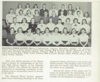 Hanna Rosenberg in National Honor Society at Lincoln High School