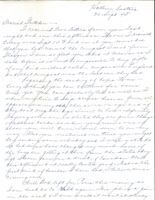 Letter from Clarence Williams to Gretchen Williams, September 20, 1945