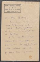Letter from Suzanne Bardon to Beate Stern, December 27, 1944