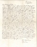 Letter from Clarence Williams to Gretchen Williams, April 15, 1945