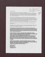 Letter from Hershel Shapiro to United States Holocaust Memorial Museum