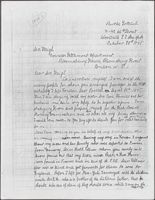 Letter from Bertha Gottlieb to Mrs. Haigh, October 28, 1945