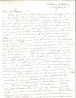 Letter from Clarence Williams to Gretchen Williams, September 17, 1945