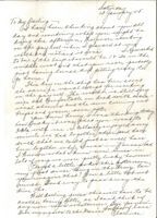 Letter from Clarence Williams to Gretchen Williams, January 13, 1945
