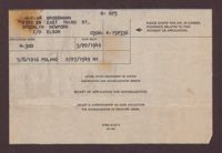 Miriam Grossman's Receipt of Application for Naturalization