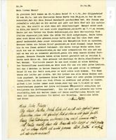 Letter from Curt and Regina Schönwald to Henry Wald, October 31, 1939
